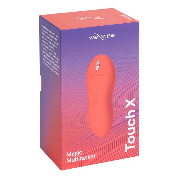 We-Vibe Touch X - akutoitega, veekindel kliitorivibraator (korall)