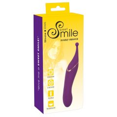 SMILE Double - akutoitega, 2in1 kliitorivibraator (lilla)