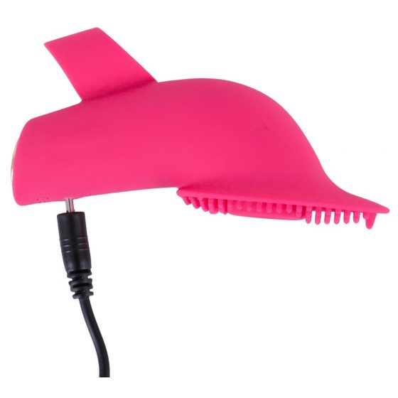 SMILE Lakkumine - akuga õhuvoolupulseeriv keelega sõrmevibraator (roosa)