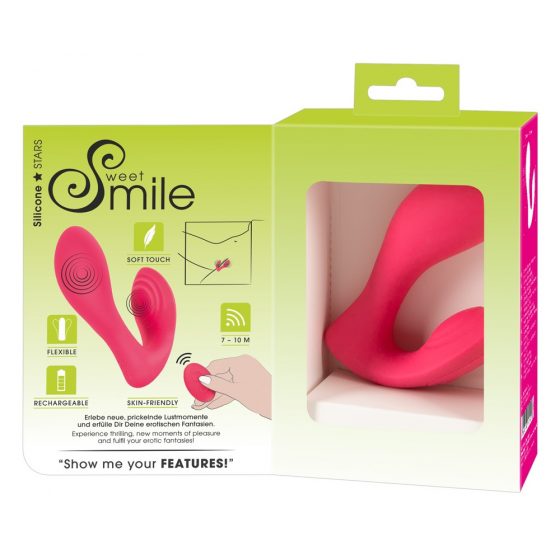 SMILE Panty - akuga, raadioga 2in1 vibraator (roosa)