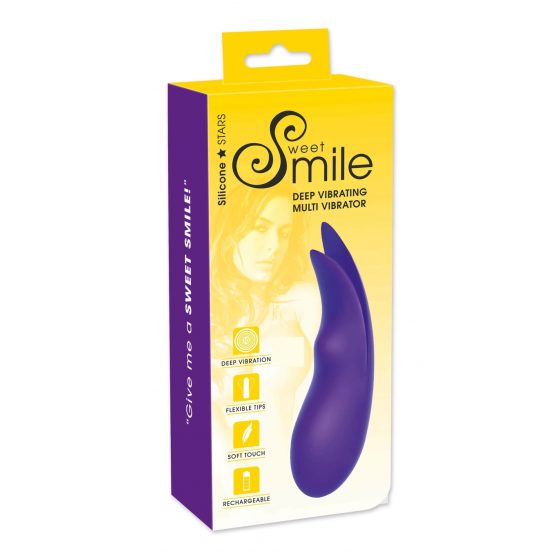 SMILE Multi - akuga, ekstra tugev kliitorivibraator (lilla)