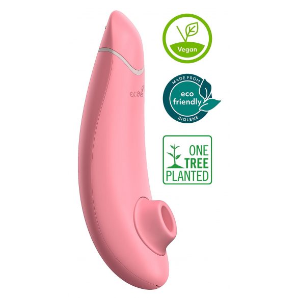 Womanizer Premium Eco - akutoitega kliitori stimulaator (roosa) 