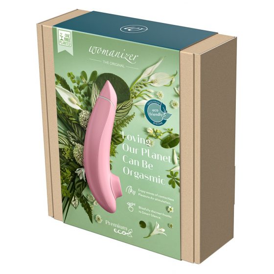 Womanizer Premium Eco - akutoitega kliitori stimulaator (roosa)