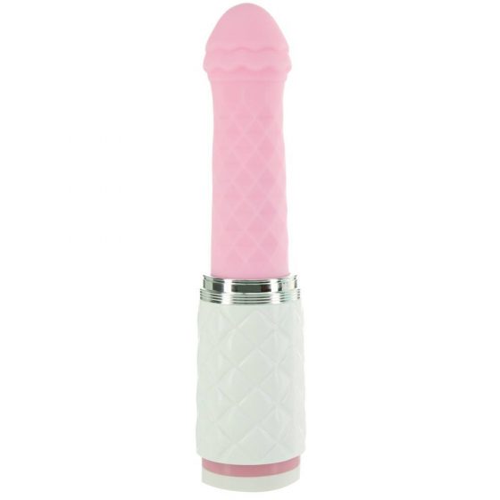 Pillow Talk Feisty - laetav, kükkimiskinnitusega luksuslik vibraator (roosa)
