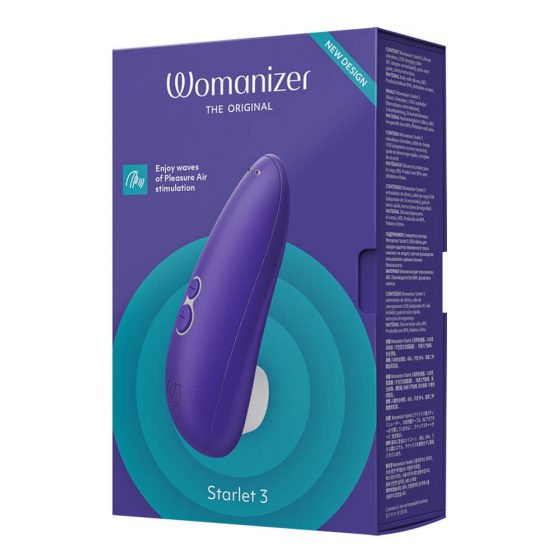 Womanizer Starlet 3 - akuga, õhulainetega kliitori stimuleerija (sinine)