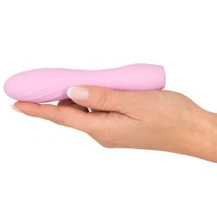   Cuties Mini 3 - akuga, veekindel, sooniline vibraator (roosa)