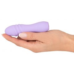   Cuties Mini 3 - akuga, veekindel, spiraalne vibraator (lilla)