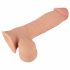 Natute Skin - dildo nahaga - 20cm (naturaalne) 