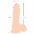 Natute Skin - dildo nahaga - 20cm (naturaalne) 