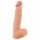 Natute Skin - nahkne dildo - 25 cm (naturaalne)