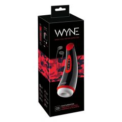   WYNE 03 - akuga, vibreeriv ja imemisfunktsiooniga masturbaator (must)