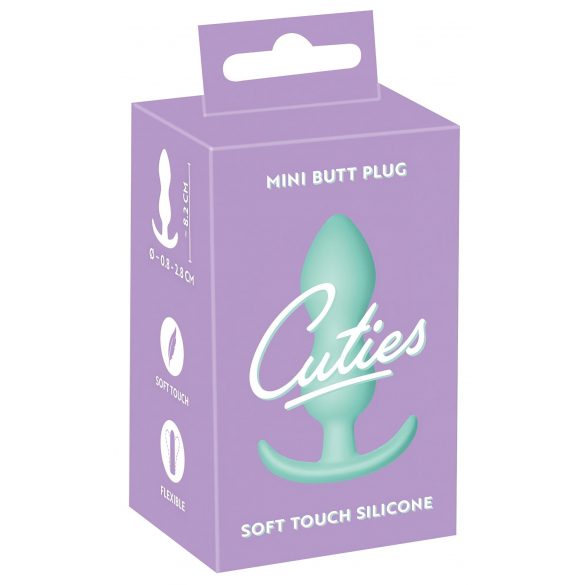 Cuties Mini Butt Plug - silikoonist anaaldildo - münt (2,3cm) 