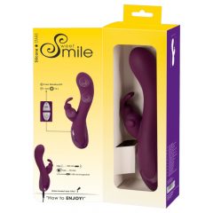   SMILE - akudega 3 mootoriga, kliitorivarsiga vibraator (lilla)