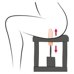   The Banger Istuva Klimaksimasiin - võrgutoitega seksimasin (must)