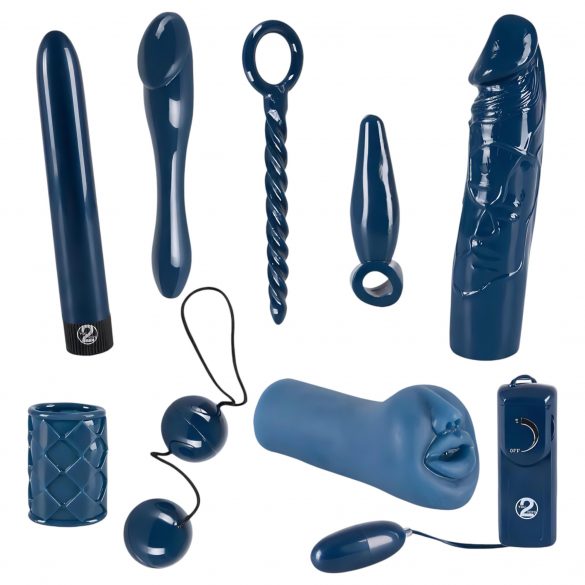 You2Toys - Midnight Blue - vibraatorikomplekt (9 osa) 