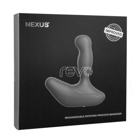 Nexus Revo - uus generatsiooni pöörlev eesnäärme stimulaator (must)