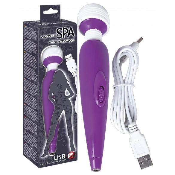 / You2Toys - SPA Wand - akuga massaaživibraator (lilla) 