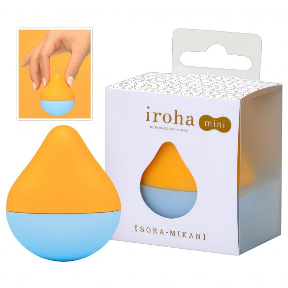 TENGA Iroha mini - mini kliitorivibraator (oranž-sinine) 