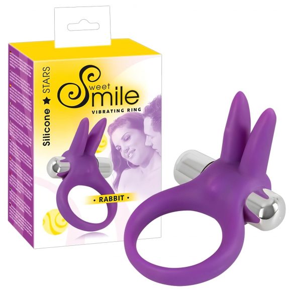 SMILE Rabbit - vibro-peeniserõngas (lilla)