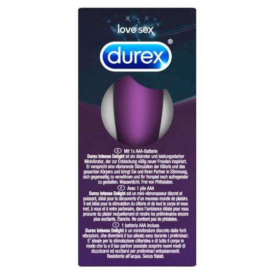 Durex Intense Delight Bullet - mini huulepulgavibraator (lilla)
