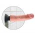 King Cock 9 painutatav iminapaga vibraator (23 cm) - naturaalne