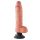 King Cock 10 painutatav iminapaga vibraator (25 cm) - naturaalne 