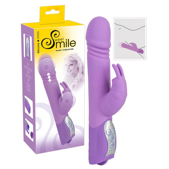 SMILE Push - tõuketõ, kliitorisearge vibraator (lilla) 