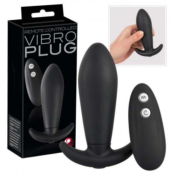 You2Toys - Vibro Plug - raadio anaalvibraator (must) 