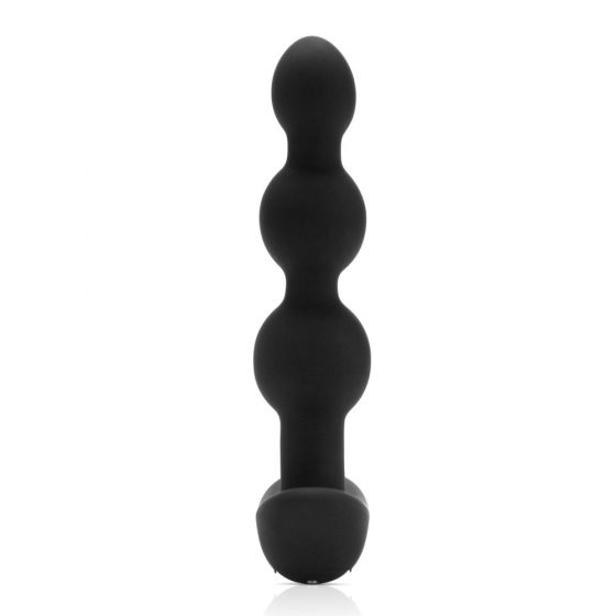 b-Vibe - kolmikordne pärlivibreeriv anaalmänguasi (must)