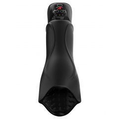   PDX Roto-Teaser - veekindel pöörlev ja vibreeriv masturbaator (must)