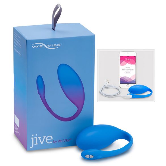 We-Vibe Jive - akuga nutikas vibrokanamuna (sinine)