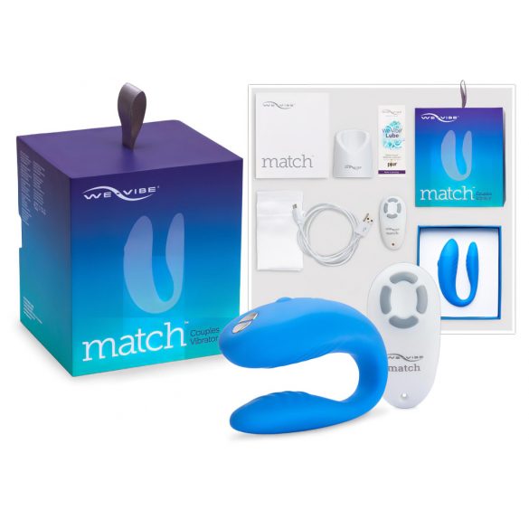 We-Vibe Match - veekindel, akuga paarvibraator (sinine) 