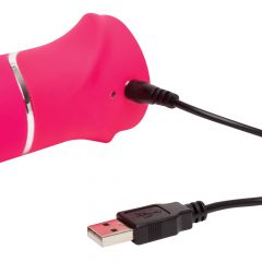   Happyrabbit Tõukav - akutoitega, kliitorikäsikuga tõukefunktsiooniga vibraator (roosa)