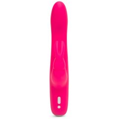   Happyrabbit Curve Slim - veekindel, akutoitega kliitorivibraator (roosa)