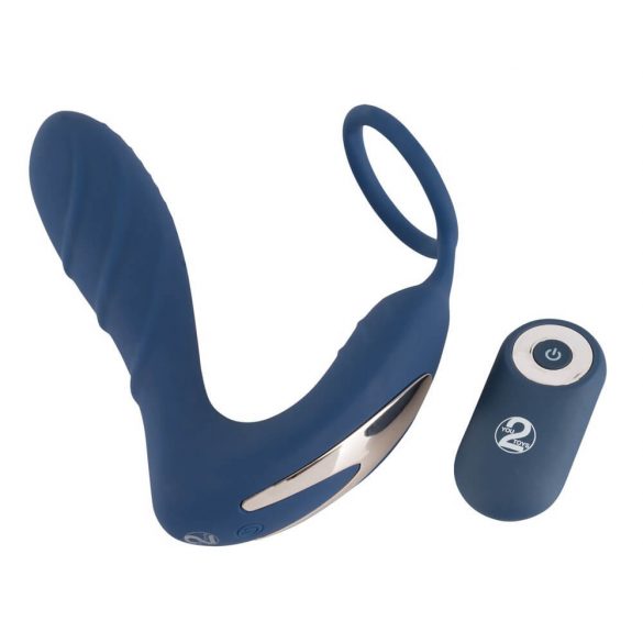 You2Toys Eesnäärme Stimulaator - juhtmeta anaalvibraator peeniserõngaga (sinine)