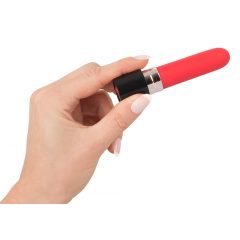 You2Toys - laetav huulepulga vibraator (punane-must)