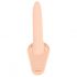 You2Toys - Strap-On - akulaetav, rihmaga kinnitatav vibraator (naturaalne) 