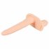 You2Toys - Strap-On - laetav, kinnitatav topeltvibraator (naturaalne) 