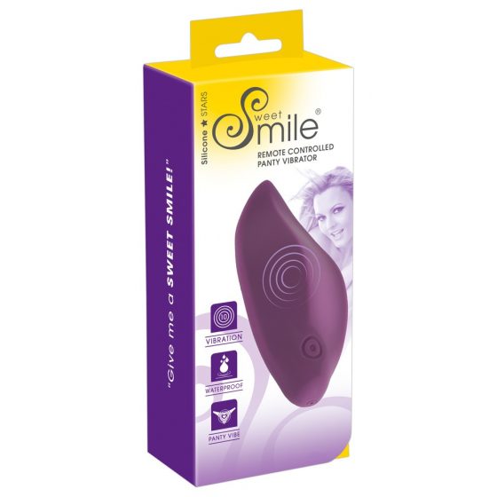 SMILE Aluspüksikud - laetav, traadita, veekindel kliitorivibraator (lilla)