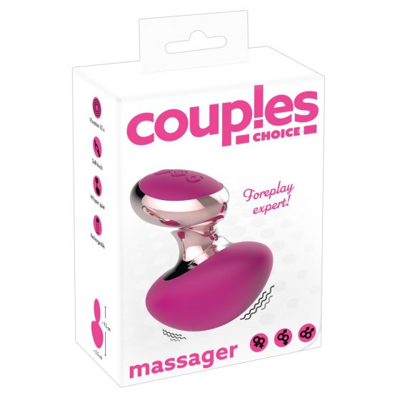 Couples Choice - akuga, mini massaaživibraator (roosa)