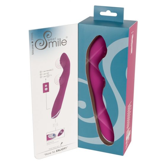 SMILE - painduv A- ja G-punkti vibraator (roosa)