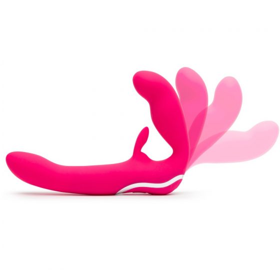 Happyrabbit Strapless - rihmadeta vibraator (roosa)