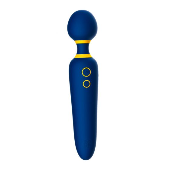 ROMP Flip Wand - akutoitega, veekindel masseeriv vibraator (sinine)