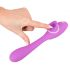 You2Toys - 2-Function Vibe - patareiga kliitori- ja vaginaalvibraator (lilla)