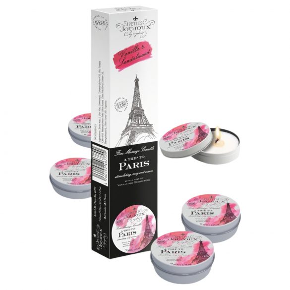 Petits Joujoux Paris - massaažiküünal - vanill-sandlipuu (5x43ml)