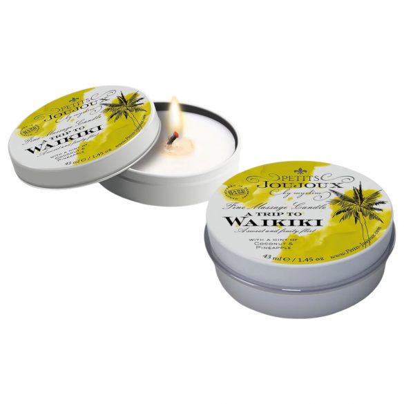 Petits Joujoux Waikiki - massaažiküünal - kookos-ananass (43 ml) 