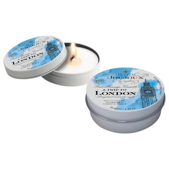 Petits Joujoux London - massaažiküünal - rabarber-ambra (43ml)