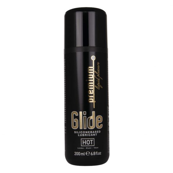 HOT Premium Glide - silikonlibesti (200ml) 