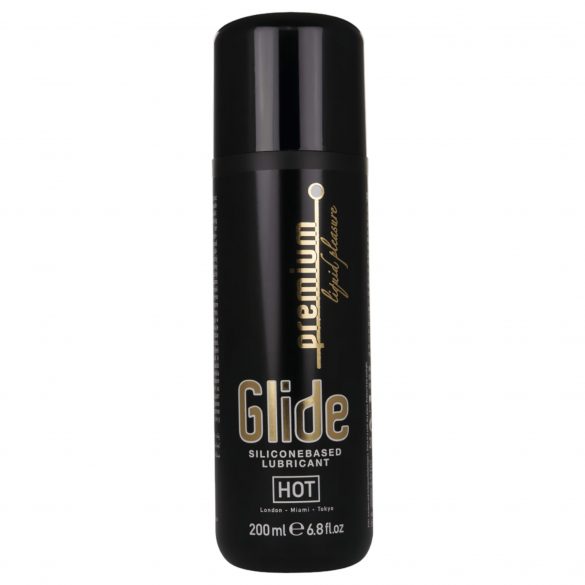 HOT Premium Glide - silikonlibesti (200ml) 