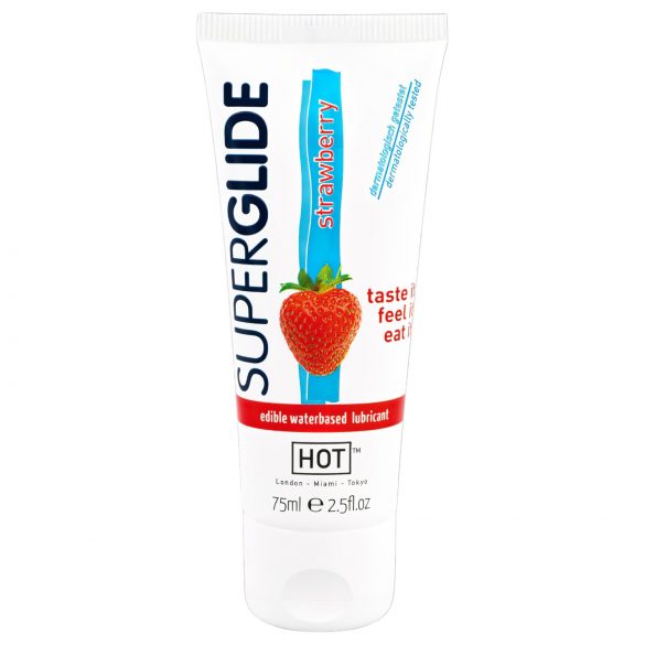 HOT Superglide Maasikas - söödav libesti (75ml)